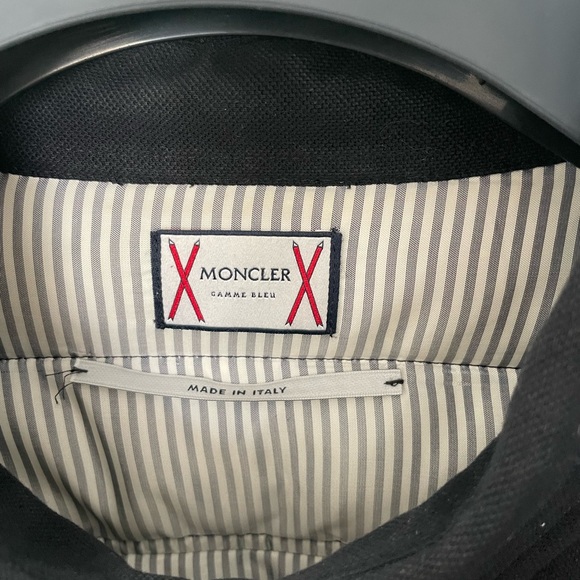 Men’s Moncler Gamme Bleu Navy down filled shirt jacket, 3, $1250 - Picture 3 of 10